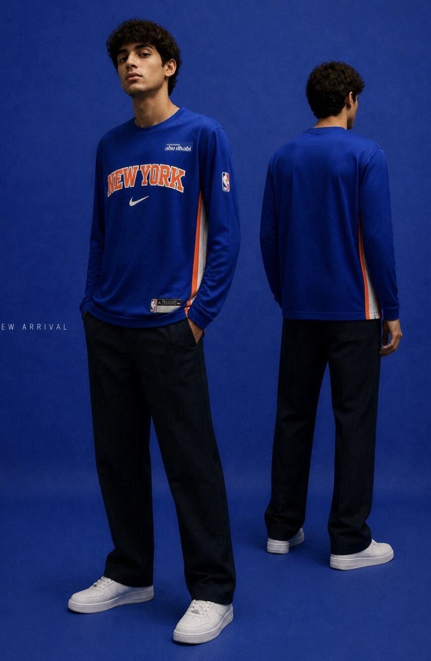 Nike New York Knicks 2025/26 Team Issue Pregame Warmup Jersey Shirt Size XXL